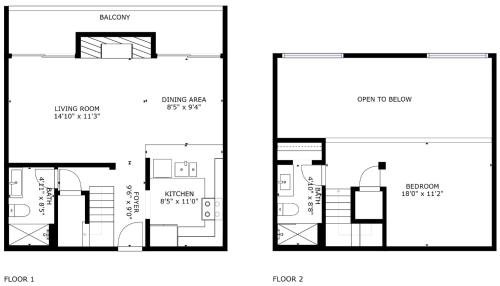 a floor plan of a house at Walk to Canyon Lodge Ski back Modern Space in Mammoth Lakes