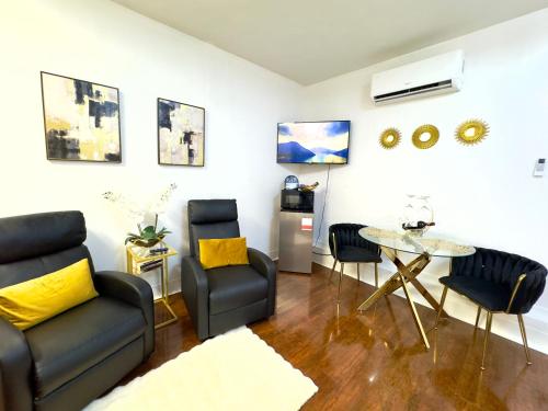 Χώρος καθιστικού στο Yania’s Cozy Getaway