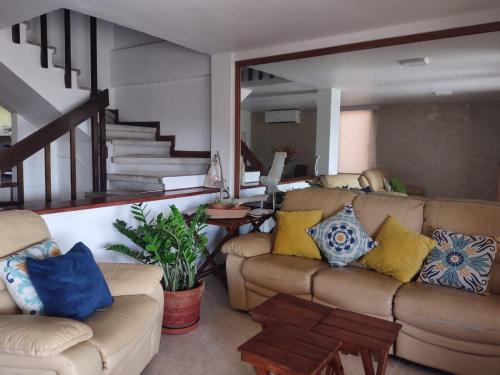 Ein Sitzbereich in der Unterkunft Terrazas de Guacuco TH