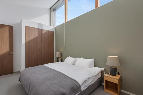 Postel nebo postele na pokoji v ubytování Kabayama Chalet