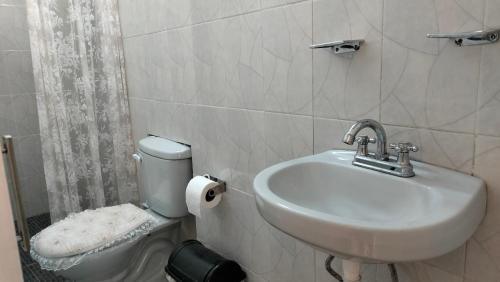 Koupelna v ubytování Casa San Francisco 4 personas