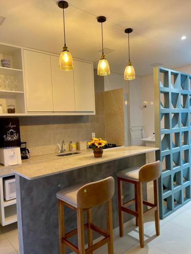 Kuchyň nebo kuchyňský kout v ubytování FLAT's TAVARES 201