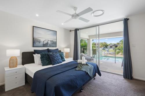 Ένα ή περισσότερα κρεβάτια σε δωμάτιο στο Seaclusion Broadbeach