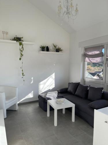 Χώρος καθιστικού στο Apartment Panoramablick
