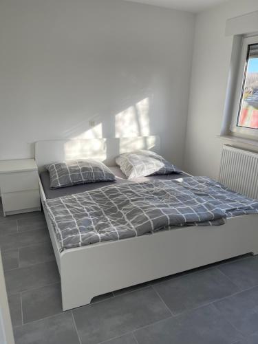 Ένα ή περισσότερα κρεβάτια σε δωμάτιο στο Apartment Panoramablick