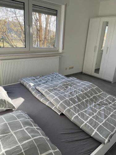 Ένα ή περισσότερα κρεβάτια σε δωμάτιο στο Apartment Panoramablick