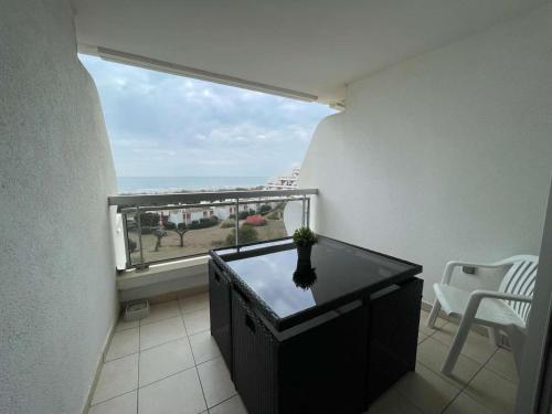 Studio cabine vue mer, animaux admis à La Grande-Motte - FR-1-328-275