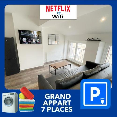 017 CHIC & COSY F2 53m2 HYPERCENTRE WIFI SMART TV NETFLIX