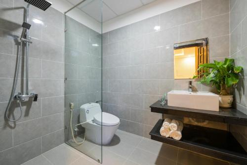 Koupelna v ubytování Papaya Garden Homestay