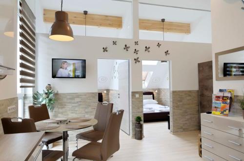 Postel nebo postele na pokoji v ubytování Flatprovider - Manuela Apartment Vienna