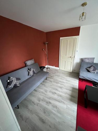 Χώρος καθιστικού στο Appartement Thaon les Vosges