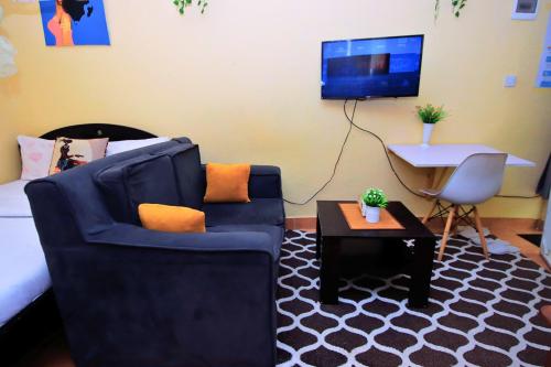 Μια τηλεόραση ή/και κέντρο ψυχαγωγίας στο WINNIE'S BNBs Naivasha