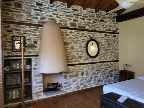 Cama o camas de una habitación en Rustic House