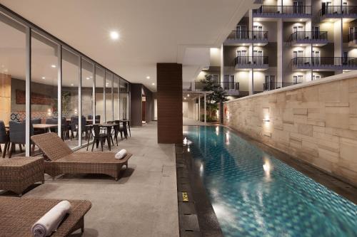 The swimming pool at or close to Ayaka Suites