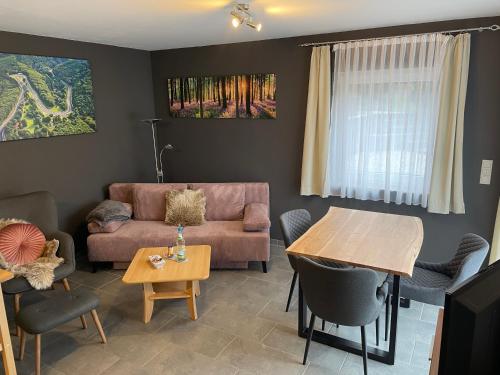 Posezení v ubytování Ferienwohnung Sarah & Thorsten Blum