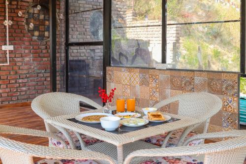 Jídlo v vily nebo okolí