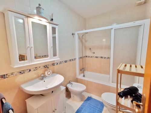 Kúpeľňa v ubytovaní Casa Familia Carabeo