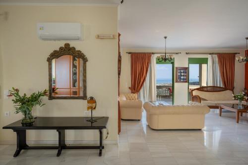 Χώρος καθιστικού στο Villa Panorama - With 50m Private Pool
