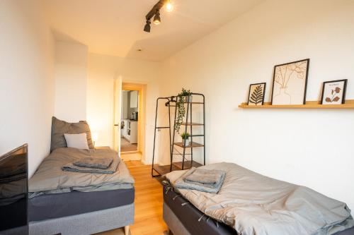 Posezení v ubytování Grammendorf Monteur-Apartments
