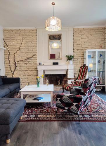 Centre bourg, spacieux duplex classé 3 étoiles, Plages à 5 min