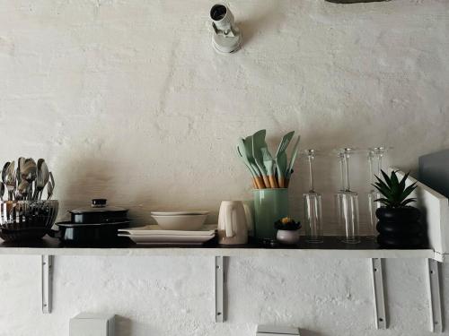 Η κουζίνα ή μικρή κουζίνα στο Heartbeat of Maboneng