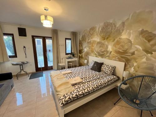 Posezení v ubytování Mandula Apartman