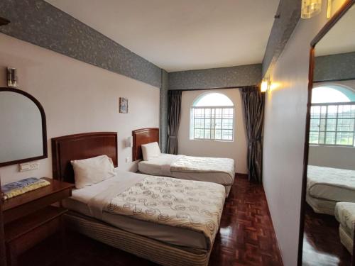 Postel nebo postele na pokoji v ubytování Amy Home Moonlight APARTMENT