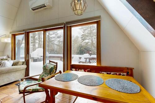 Un lugar para sentarse en A-Frame Escape