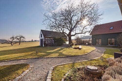 Taman di luar Birkethof Gartenblick