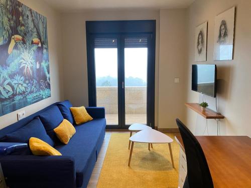 Χώρος καθιστικού στο Chalet Sarema