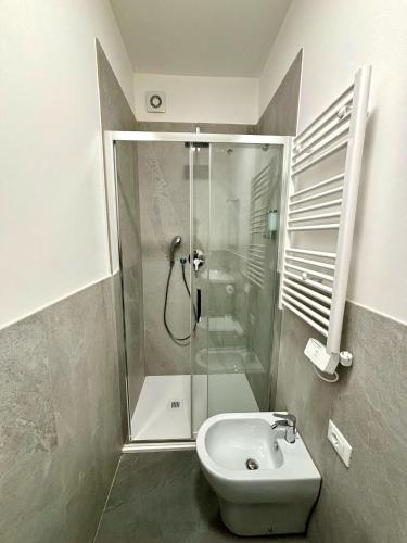 Bilik mandi di Ca' Barbarigo Apartments