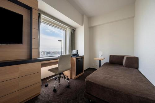 TV a/nebo společenská místnost v ubytování ANA Crowne Plaza Sapporo by IHG