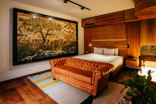 Postel nebo postele na pokoji v ubytování Spira Hotel