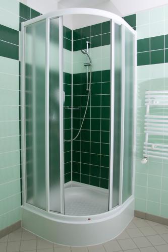 Koupelna v ubytování Hotel Emeran