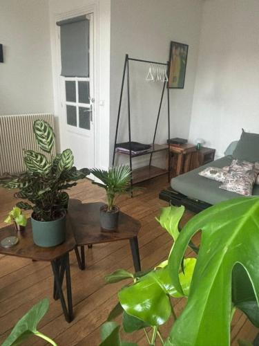 Zahrada ubytování Grande chambre futon - Petit Déjeuner - Porte de Versailles