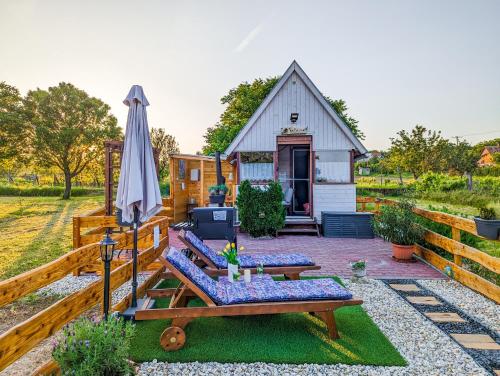 Zahrada ubytování Kis Fakuckó, Balatonhoz közel