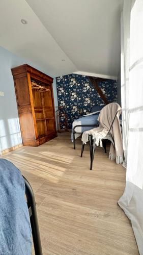 Posezení v ubytování Gîte "Le Saint Antoine"parking privé