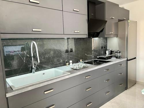 Køkken eller tekøkken på Holiday Base