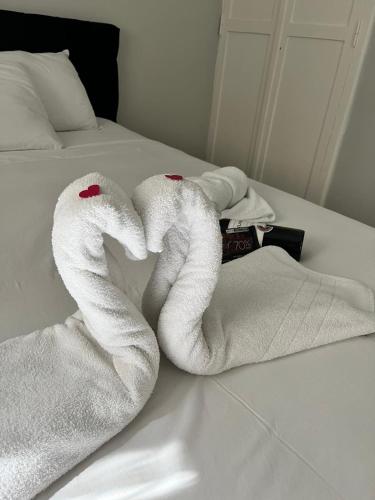 Katil atau katil-katil dalam bilik di Hotel Dom Marechal neoclássico