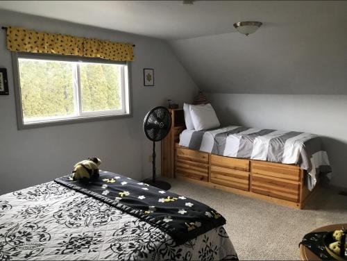 Katil atau katil-katil dalam bilik di The Red Lake House