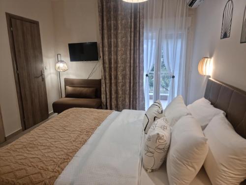 Katil atau katil-katil dalam bilik di Bamboo rooms