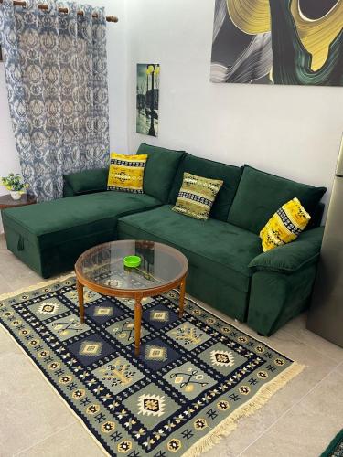 Ruang duduk di Vila Katalea