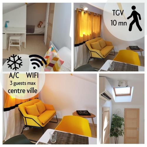 A04 Le Lounge - Clim- Wifi - Coeur de Ville