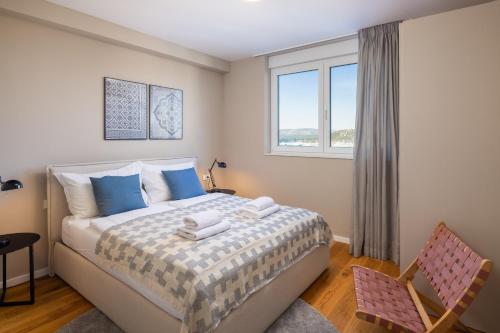 Katil atau katil-katil dalam bilik di ZK luxury apartments