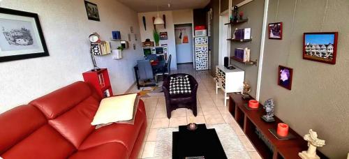 Posezení v ubytování Appartement très lumineux au centre ville