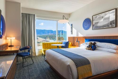Postel nebo postele na pokoji v ubytování Hotel Polaris
