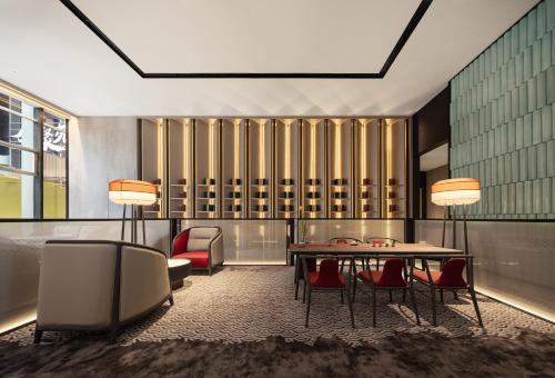 Ruang duduk di JOYA Hotel Chengdu High Technology