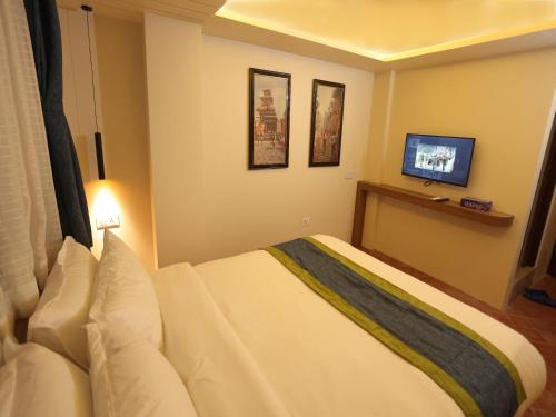 TV/Unterhaltungsangebot in der Unterkunft Harsha Boutique Hotel