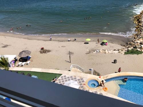 Ein allgemeiner Meerblick oder ein Meerblick von der Ferienwohnung aus