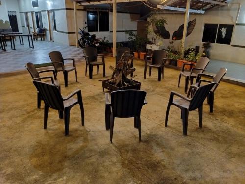 Restaurace v ubytování New Hambala Homestay